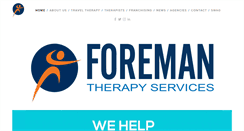 Desktop Screenshot of foremantherapyservices.com